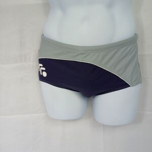 Gray and Black Swim Shorts Size 32